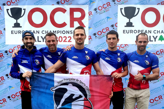 PHOENIX OCR à l'OCR European Championships avec le drapeau UFSO France